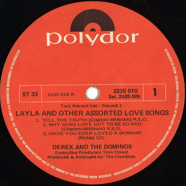 Derek & The Dominos – Layla And Other Assorted Love Songs (2xLP) LP vinyl record, image 7 of 8
