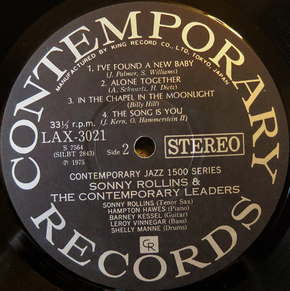 Sonny Rollins – Sonny Rollins And The Contemporary Leaders LP vinyl record, image 5 of 6