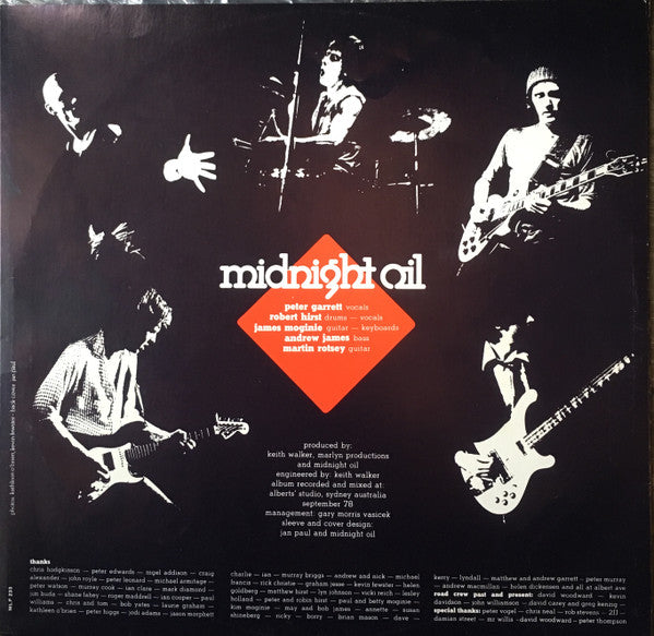 Midnight Oil – Midnight Oil LP vinyl record, image 5 of 6