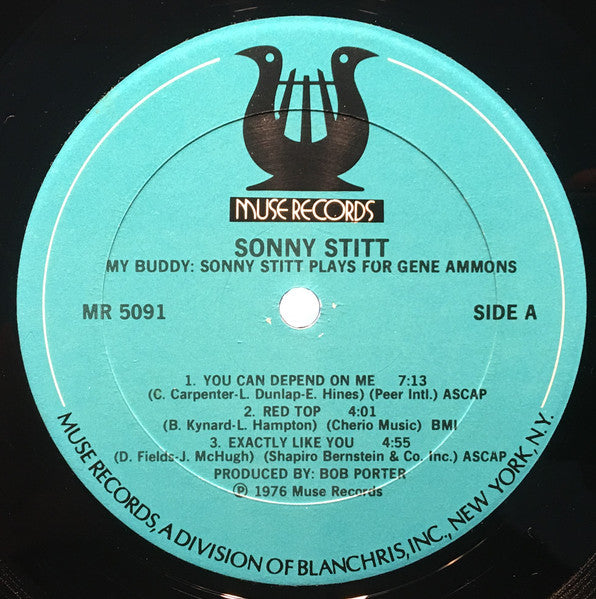 Sonny Stitt – "My Buddy" (Sonny Stitt Plays For Gene Ammons) LP vinyl record, image 3 of 4