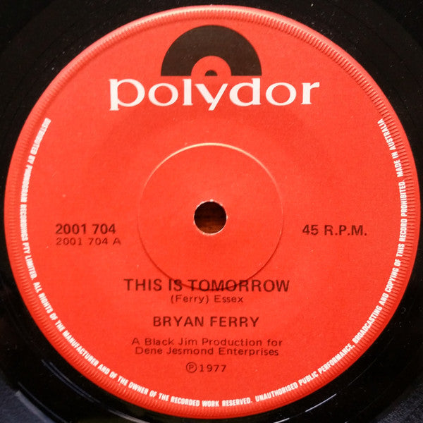 Bryan Ferry – This Is Tomorrow