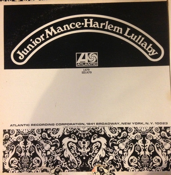 Junior Mance – Harlem Lullaby LP vinyl record, image 3 of 6