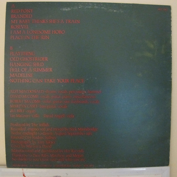 The Triffids – Treeless Plain LP vinyl record, image 3 of 6