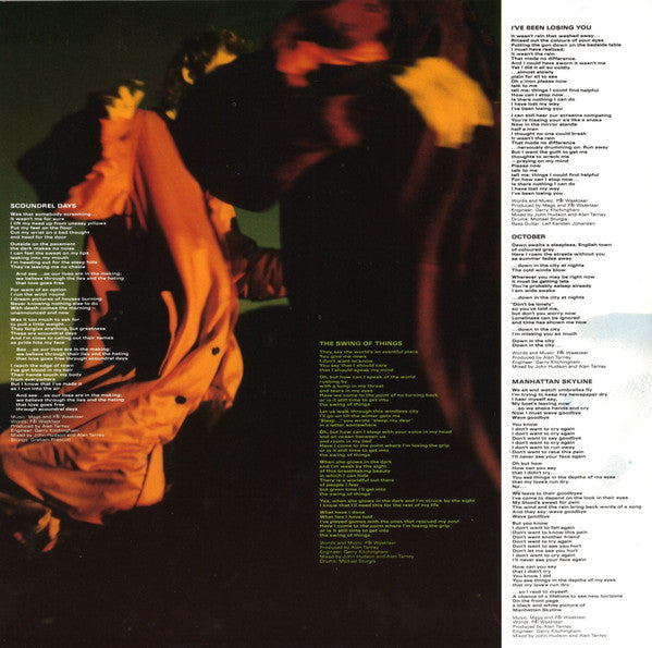 a-ha – Scoundrel Days LP vinyl record, image 6 of 6
