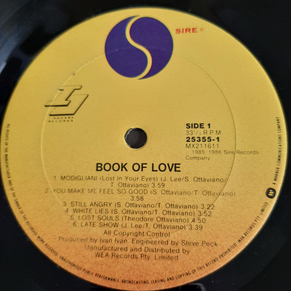 Book Of Love – Book Of Love LP vinyl record, image 3 of 4