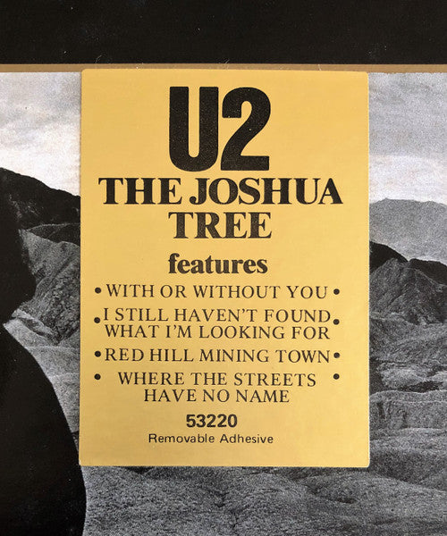 U2 – The Joshua Tree LP vinyl record, image 8 of 10
