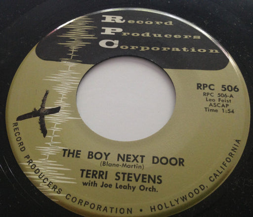 Terri Stevens, Joe Leahy Orchestra – The Boy Next Door