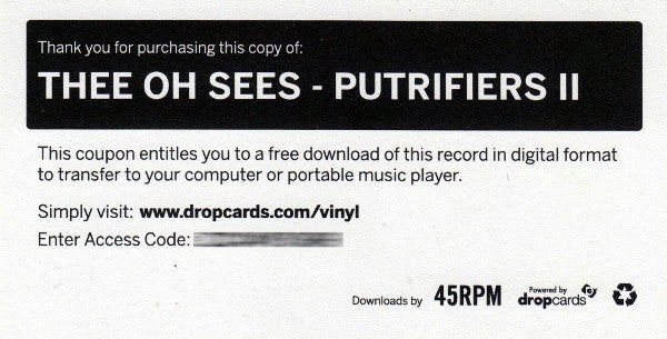 Thee Oh Sees – Putrifiers II EP LP vinyl record, image 7 of 8