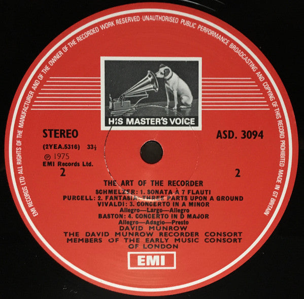David Munrow – The Art Of The Recorder (2xLP) LP vinyl record, image 4 of 10