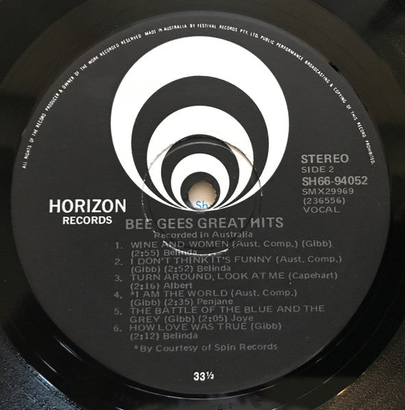 Bee Gees – Great Hits LP vinyl record, image 4 of 4