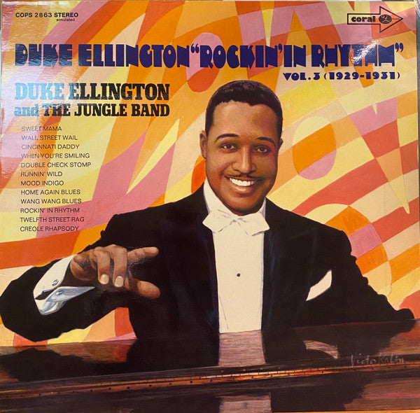 Duke Ellington, The Jungle Band – Duke Ellington "Rockin' In Rhythm" Vol. 3 (1929-1931) LP vinyl record, image 1 of 2
