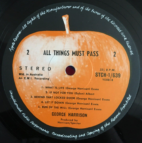 George Harrison – All Things Must Pass (3xLP) LP vinyl record, image 4 of 10
