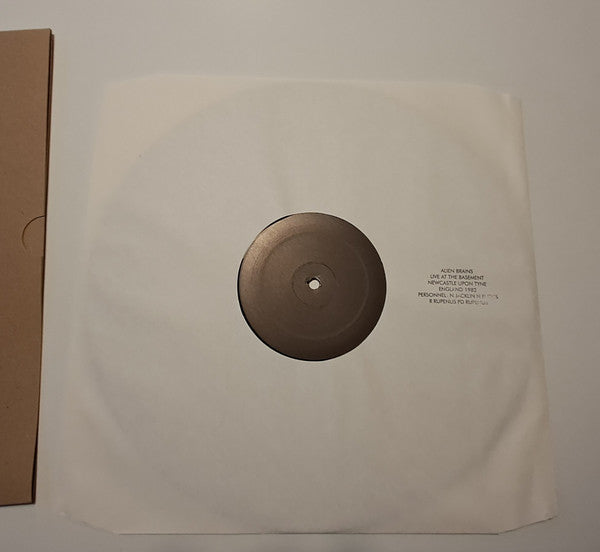 Alien Brains – Live At The Basement LP vinyl record, image 3 of 3