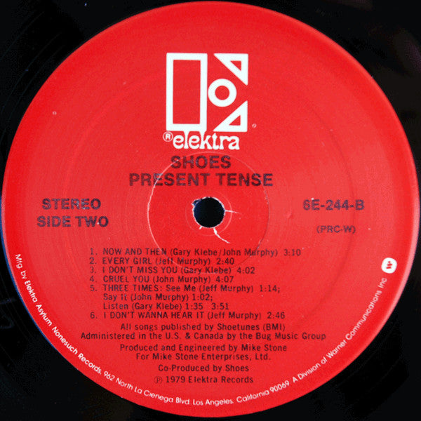 Shoes – Present Tense LP vinyl record, image 4 of 6