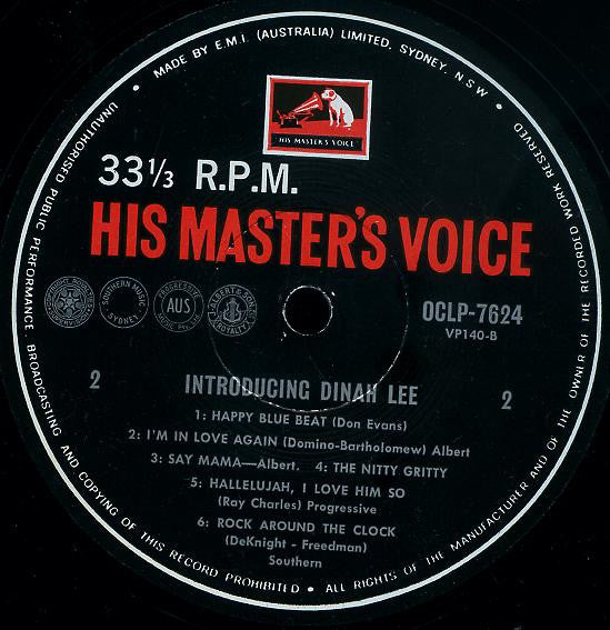 Dinah Lee – Introducing Dinah Lee LP vinyl record, image 4 of 4