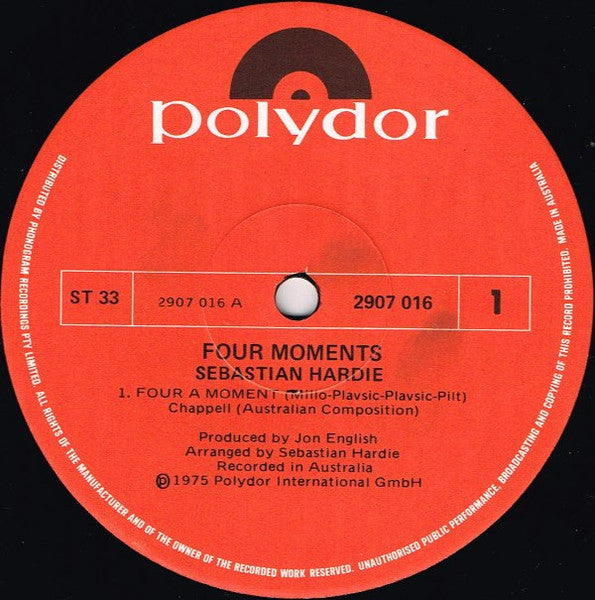 Sebastian Hardie – Four Moments LP vinyl record, image 4 of 7