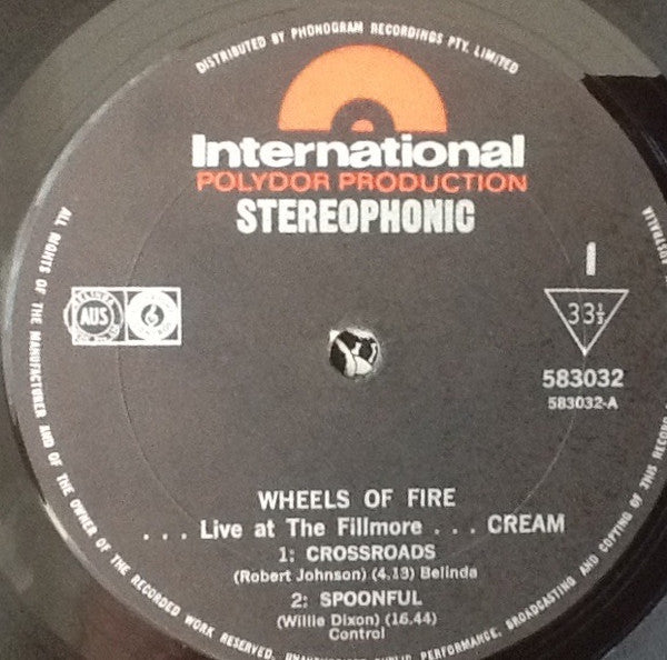 Cream – Wheels Of Fire (2xLP) LP vinyl record, image 7 of 8