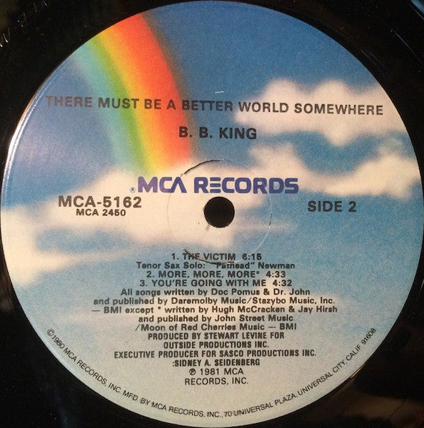 B.B. King – There Must Be A Better World Somewhere LP vinyl record, image 4 of 6