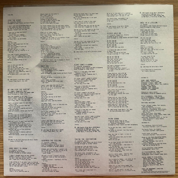 Chicago – Chicago 17 LP vinyl record, image 5 of 6
