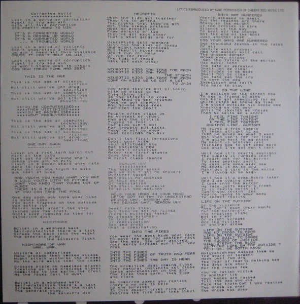 One Way System – Writing On The Wall LP vinyl record, image 4 of 6