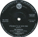 The Monkees – It's Nice To Be With You / D. W. Washburn 7" vinyl record, image 3 of 4