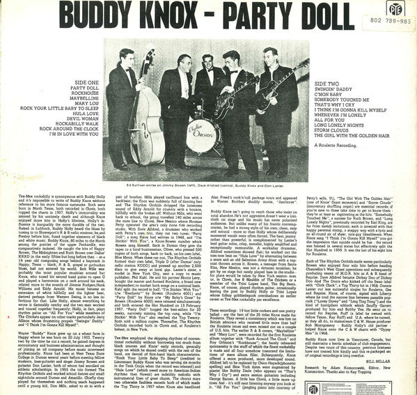 Buddy Knox – Party Doll LP vinyl record, image 2 of 4