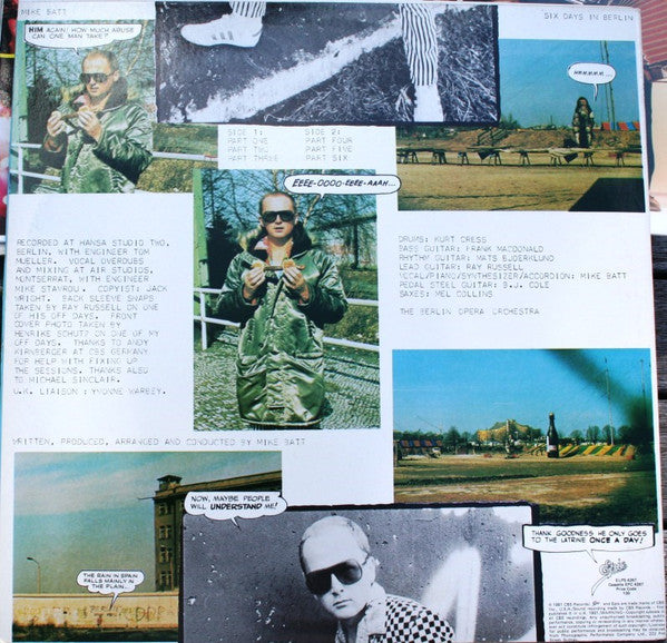 Mike Batt – Six Days In Berlin LP vinyl record, image 2 of 4