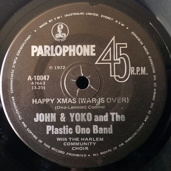 John Lennon & Yoko Ono, The Plastic Ono Band, The Harlem Community Choir – Happy Xmas (War Is Over)