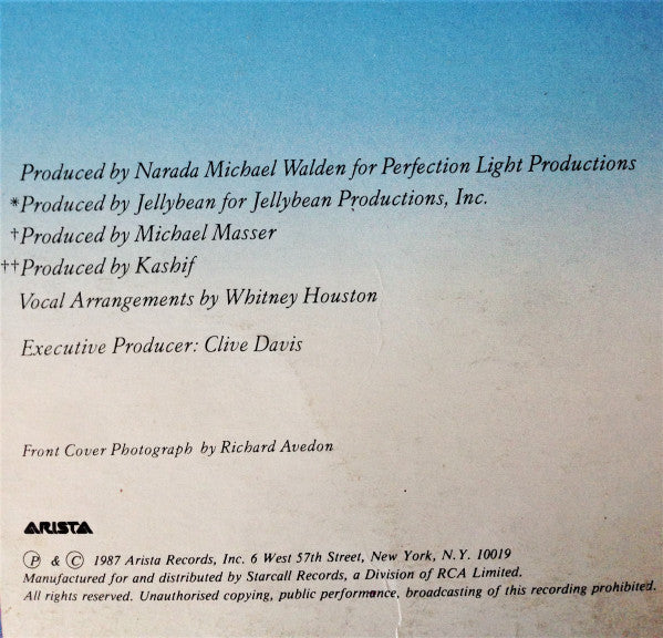 Whitney Houston – Whitney LP vinyl record, image 3 of 7
