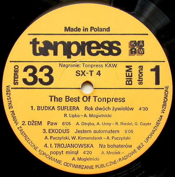 Various – The Best Of Tonpress LP vinyl record, image 3 of 4
