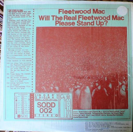 Fleetwood Mac – Will The Real Fleetwood Mac Please Stand Up? (2xLP) LP vinyl record, image 1 of 2