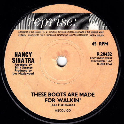 Nancy Sinatra – These Boots Are Made For Walkin'