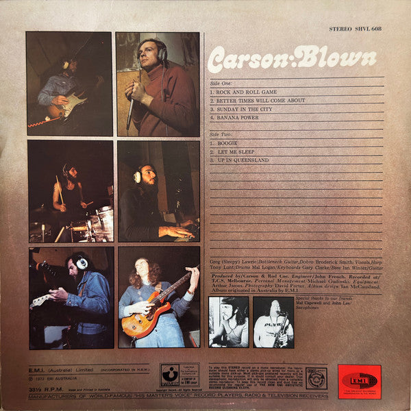 Carson – Blown LP vinyl record, image 2 of 4