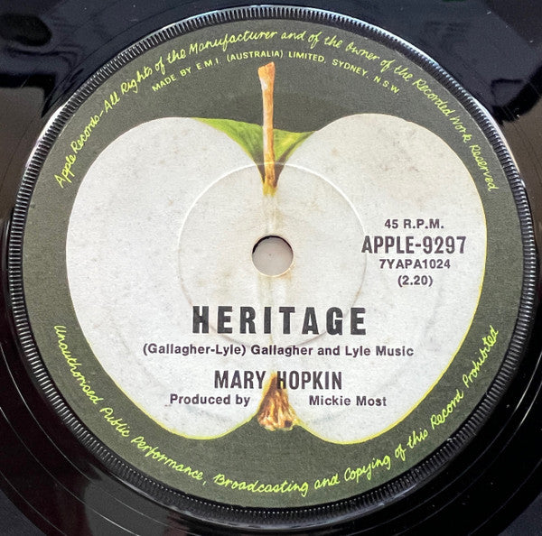 Mary Hopkin – Think About Your Children 7" vinyl record, image 2 of 3