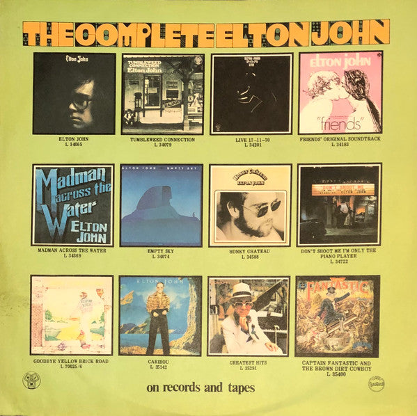 Elton John – Honky Château LP vinyl record, image 7 of 10