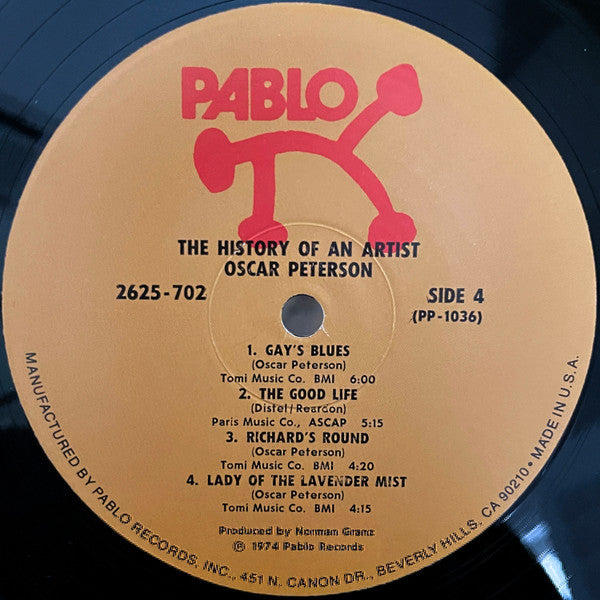 Oscar Peterson – The History Of An Artist (2xLP) LP vinyl record, image 8 of 8