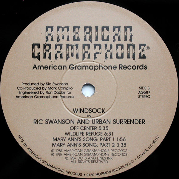 Ric Swanson – Windsock LP vinyl record, image 4 of 7