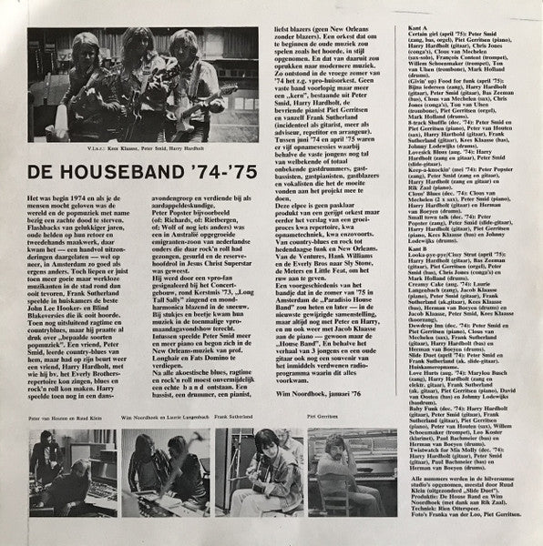 Houseband – Houseband LP vinyl record, image 5 of 5