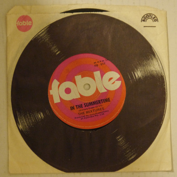 The Mixtures – In The Summertime 7" vinyl record, image 3 of 3