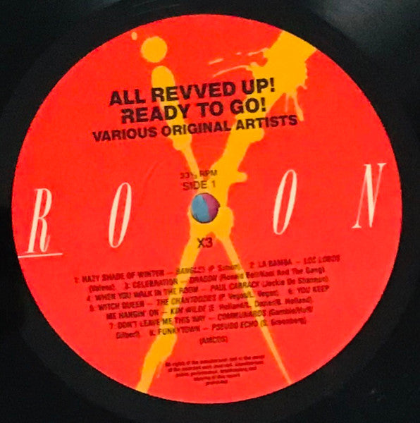 Various – All Revved Up! Ready To Go! LP vinyl record, image 3 of 4