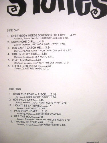 The Rolling Stones – Rolling Stones LP vinyl record, image 6 of 6
