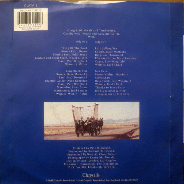 The Proclaimers – King Of The Road EP 7" vinyl record, image 2 of 4
