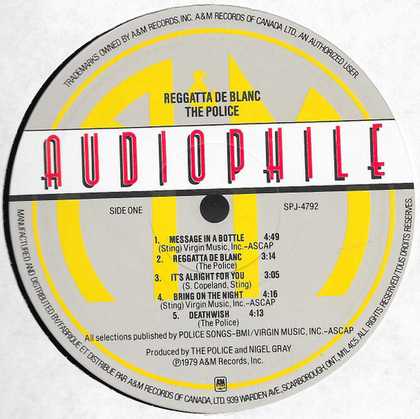 The Police – Reggatta De Blanc LP vinyl record, image 3 of 4