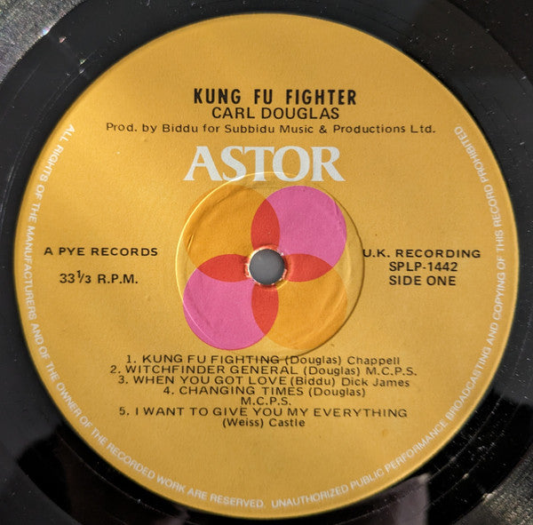 Carl Douglas – Kung Fu Fighter LP vinyl record, image 3 of 4