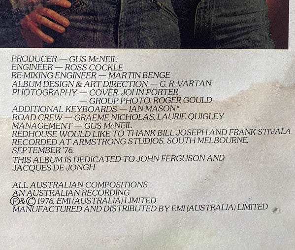 Redhouse – One More Squeeze LP vinyl record, image 3 of 5