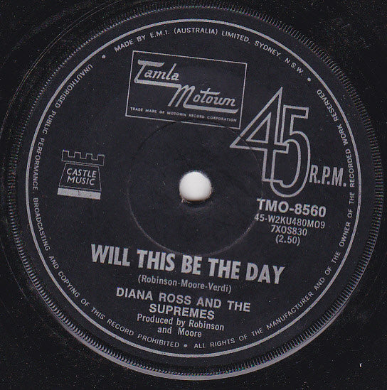 The Supremes – Love Child 7" vinyl record, image 2 of 2