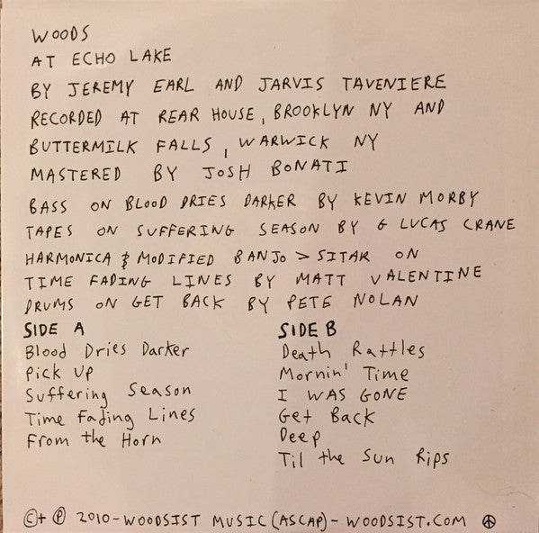Woods – At Echo Lake LP vinyl record, image 4 of 6