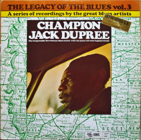 Champion Jack Dupree – The Legacy Of The Blues Vol. 3 LP vinyl record, image 1 of 4