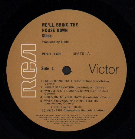 Slade – We'll Bring The House Down LP vinyl record, image 3 of 4