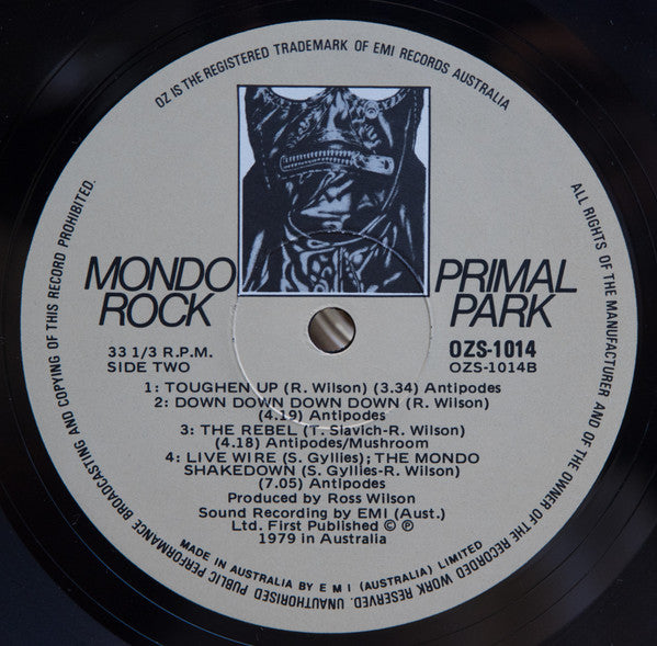 Mondo Rock – Primal Park LP vinyl record, image 4 of 6